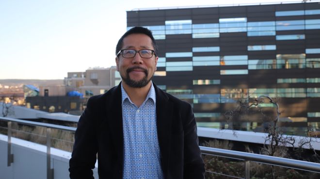 Global analysesjef i Deloitte, Paul Lee var nylig på norgesbesøk. Her fra taket på Deloittes kontorer i Bjørvika.