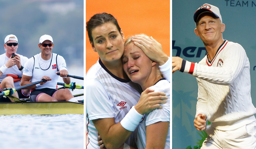 Olaf Tufte og Kjetil Borch stakk av med en bronsemedalje i dobbeltsculler i Rio. Håndball-jentene tapte semifinalen - og hanket også inn en bransemedalje. Bryteren Stig André Berge overrasket med en bronse.
