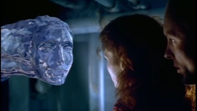 Klipp fra traileren til filmen The Abyss (1989).