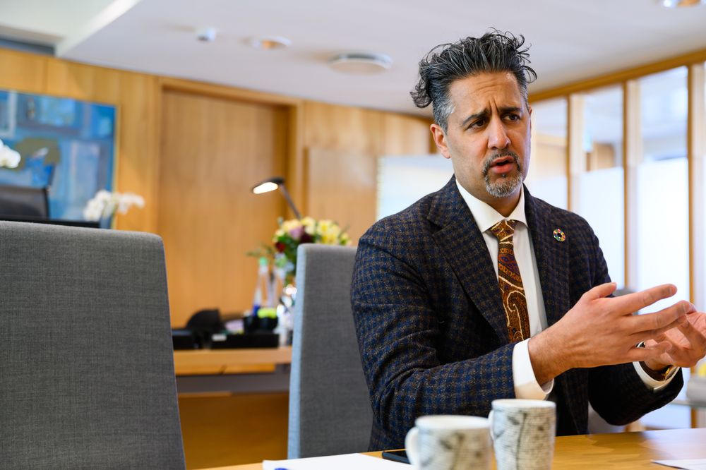 Kultur- og likestillingsminister Abid Raja (V).