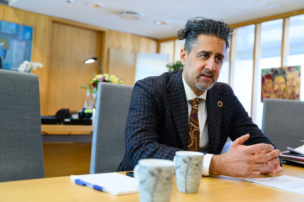 Kultur- og likestillingsminister Abid Raja (V).