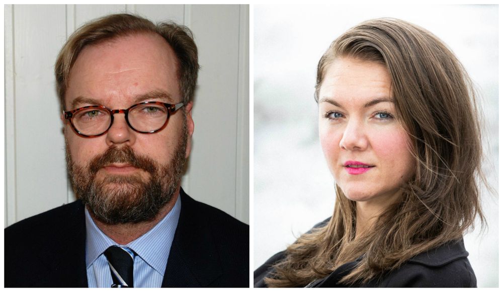 Journalist Arnsten Linstad i Vårt Oslo og fersk Oslo MDG-leiar Sigrid Z. Heiberg.