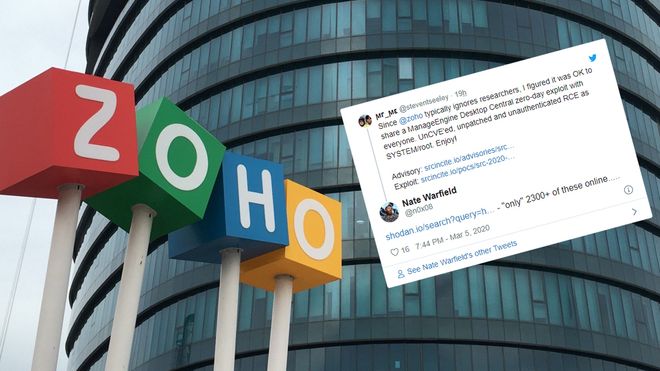 En sikkerhetsforsker avslørte nulldagssårbarhet i Zoho-programvare.