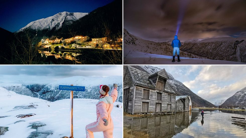 ÅRDAL OG LÆRDAL: Fire av bileta som har blitt kåra til vekas foto dei siste vekene.