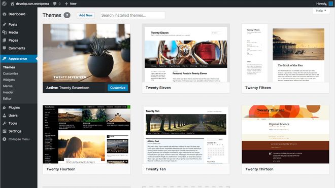 Det finnes massevis av utvidelser og temaer til Wordpress.