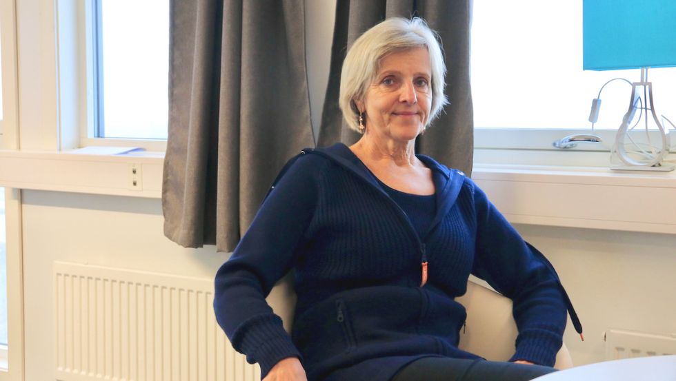 PÅVERKA: Også Wergelandgruppa merkar koronasituasjonen. Konsernsjef Irene Wergeland (biletet) og leiinga tek no møte over nettet i staden for over bordet.
