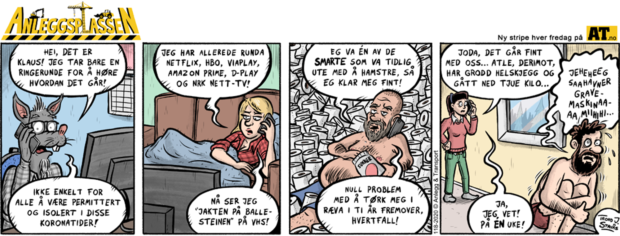 Netflix, dopapir og fosterstilling
