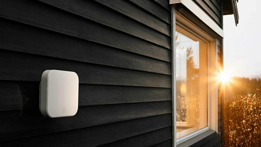 Slik ser utendørsantennen Telia vil bruke i sitt tilbud om fast trådløst bredbånd ut.