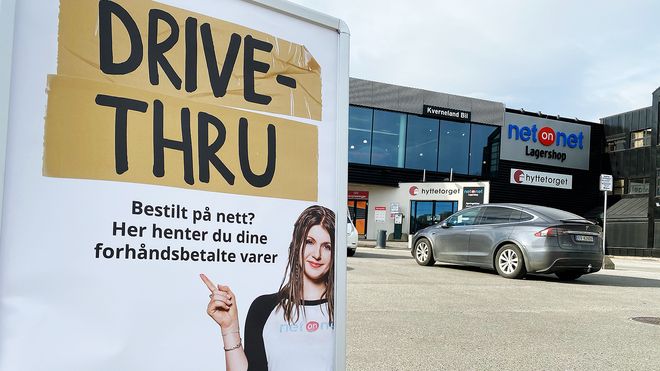 DRIVE-THRU I ALLE NETONNET-BUTIKKER