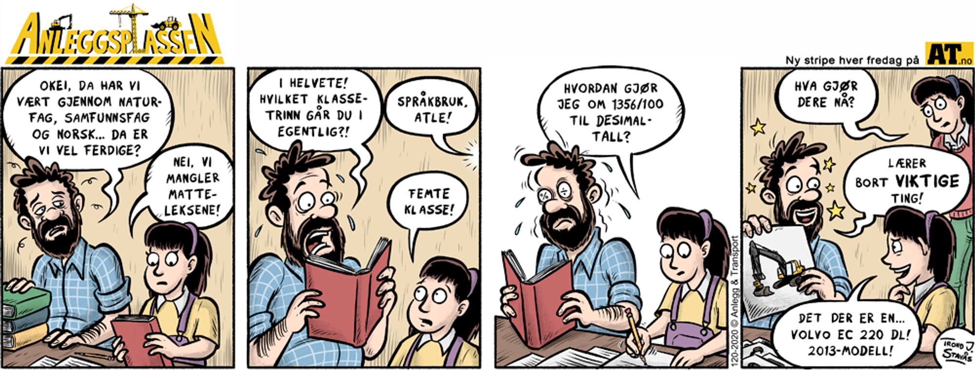 Atle lærer bort viktige ting