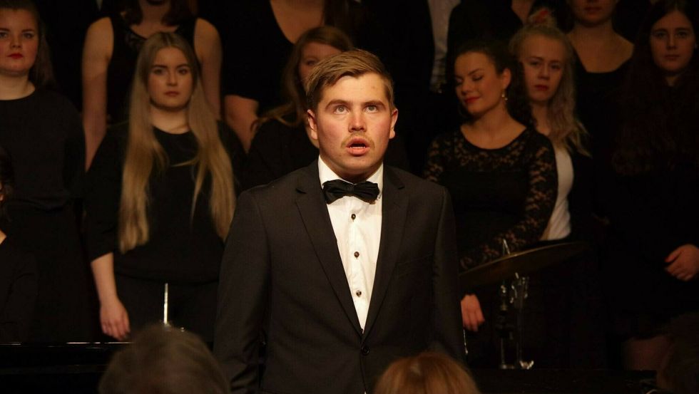 TALENT: Henning Lad trivest best når han får synga klassisk musikk.