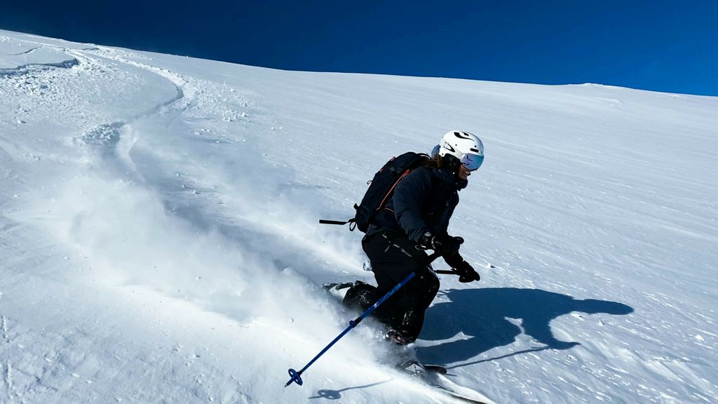 TELEMARK: Andrea Fiskaa Haugen er ein del av telemarklandslaget.
