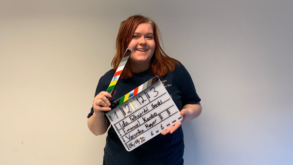 STUDENT: Ida Falkegjerdet Svåi studerer Film og TV ved Westerdals i Oslo.