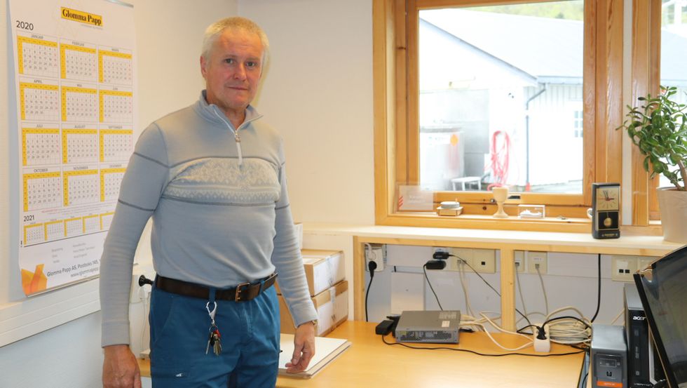 MISNØGD: Dagleg leiar ved Slakteriet Brekke AS, Knut Strømsnes, er ikkje nøgd med måten dei store problema dei har hatt med internettilkoplinga har blitt handtert hos Enivest.