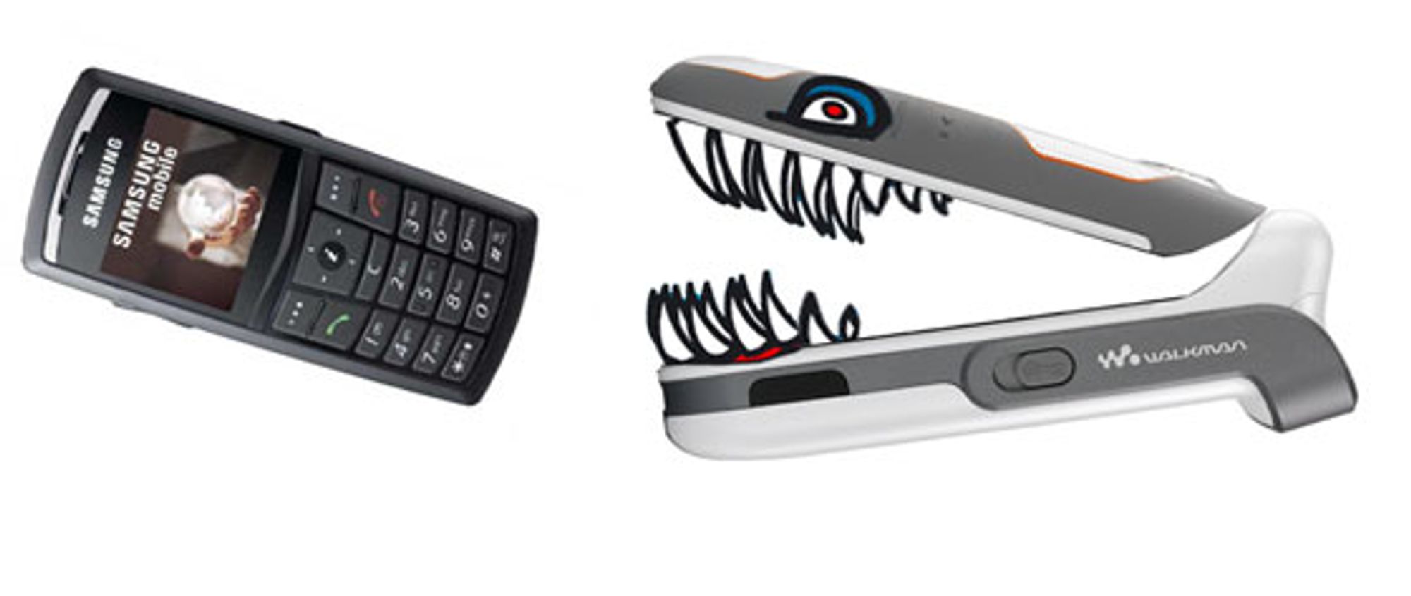 Sony Ericsson spiser av markedsandelene til Samsung og LG.