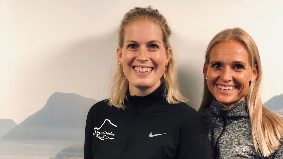 LUSTER TRENING: Marita Kveane og Jori Skorve gler seg til å opne dørene att (Bildet er teke før avstandsregelen).
