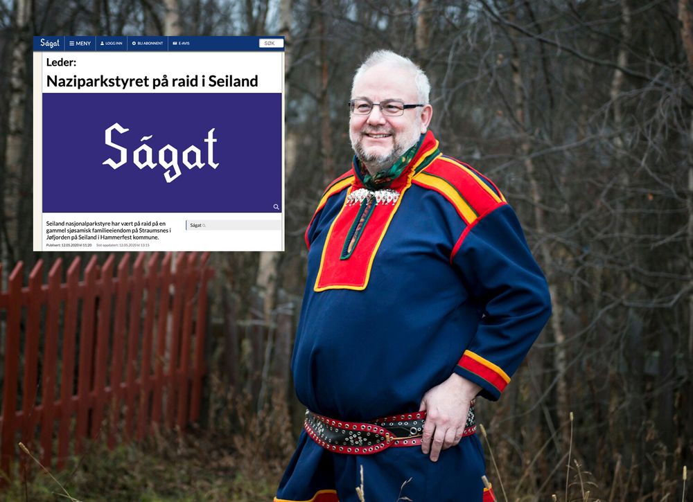 Geir Wulff, redaktør og daglig leder i Ságat.