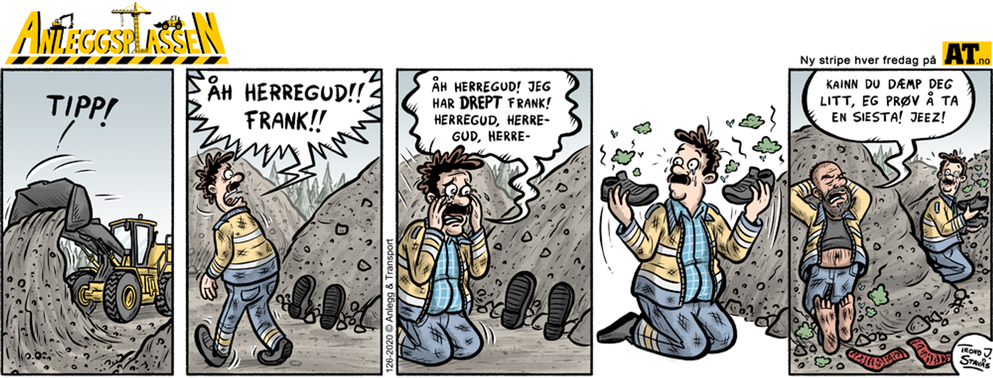 Sko stikker ut av haugen