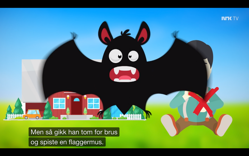 Denne flaggermussangen skaper reaksjoner.