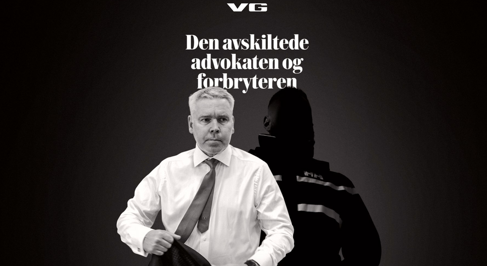 «Den avskiltede advokaten og forbryteren», VG-artikkel 16. mai.
