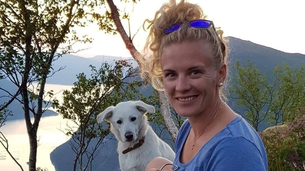 FJELLTUR: Marte Søreide trivest best utandørs.