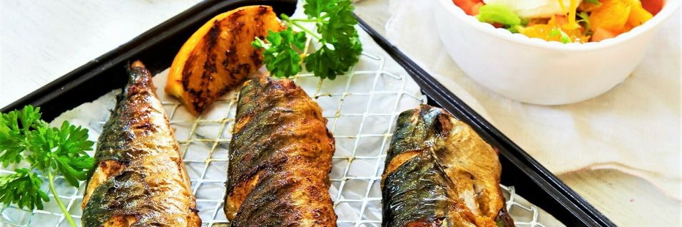 Makrell fra grillen er selve smaken av sommer