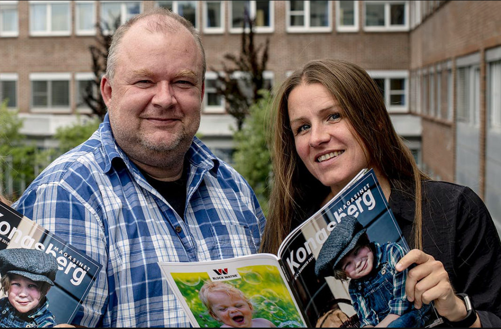 Daglig leder Bjørn Isaksen og redaktør og journalist Anniken Tangerud i 3600.no.