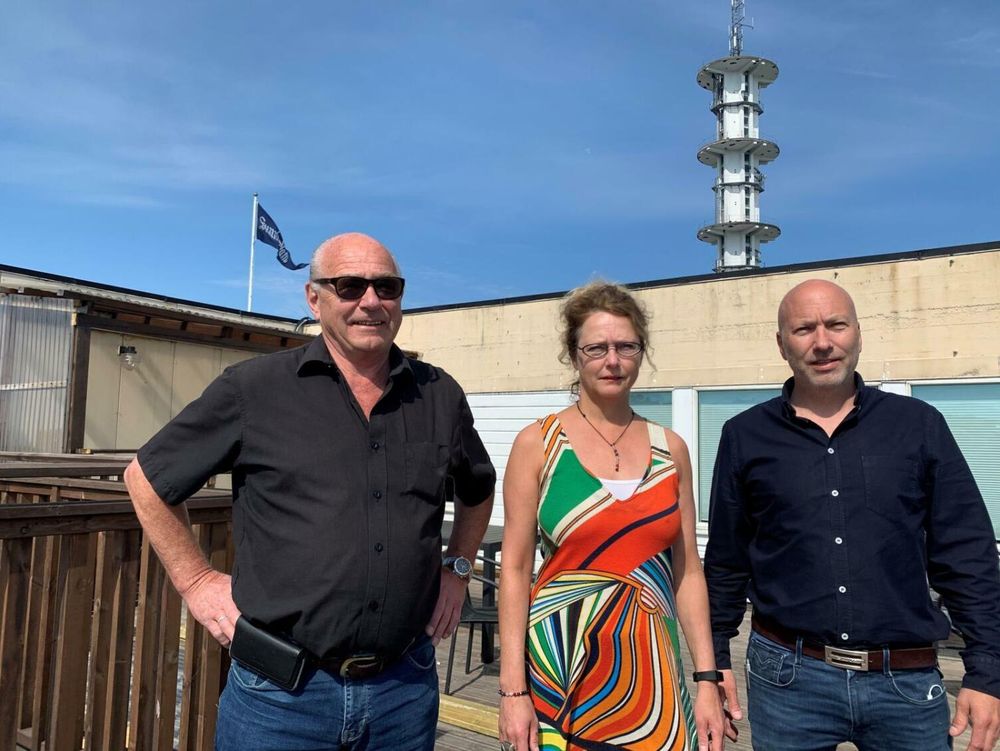 Jens, Nina og Reidar Hystad. Foto: Hilde Vormedal Nybø/Sunnhordland