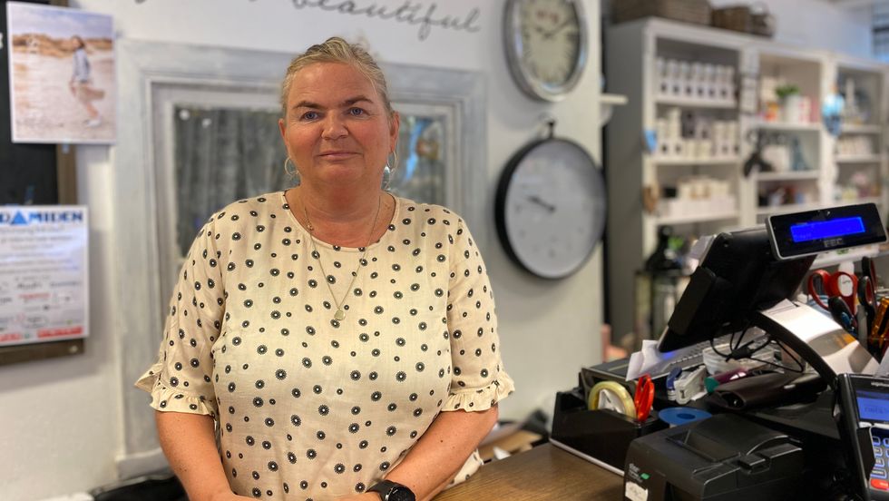 BUTIKKDAME: Bente Velure Lingjerde.