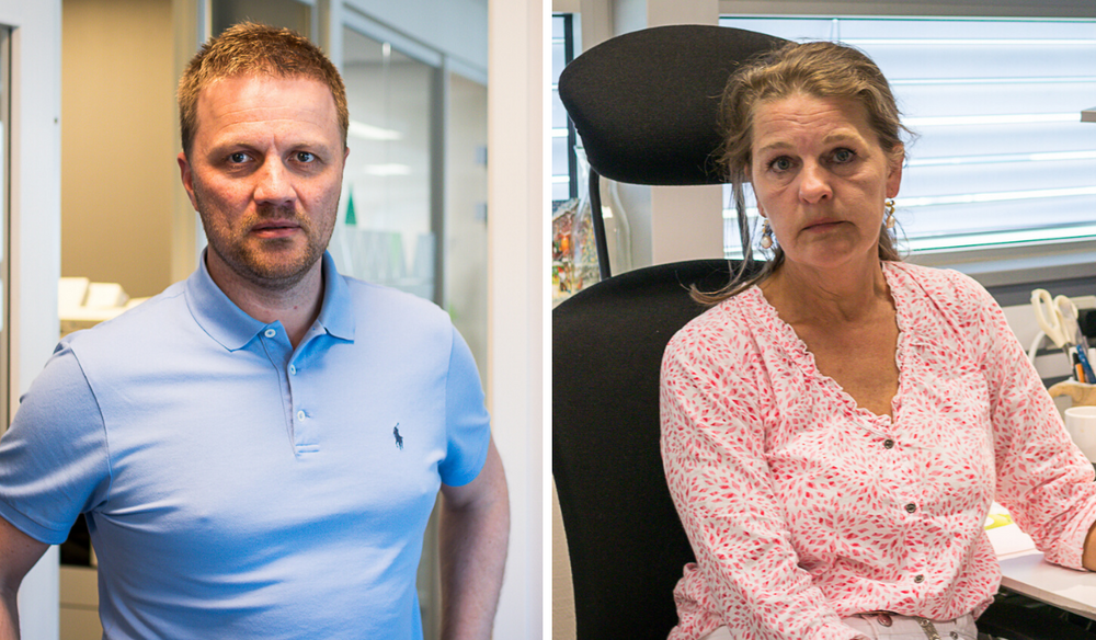 Svein Atle Huus er daglig leder i Firda. Hanne Lid er tillitsvalgt i Parat Media og beskriver det som en sorgprosess å ta innover seg hvor inngripende kuttene er.