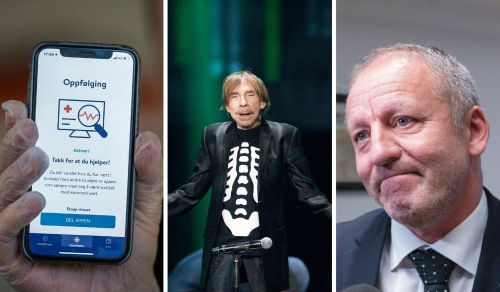 Appen «Smittestopp», avdøde Jahn Teigen og avgått fiskeriminister Geir Inge Sivertsen (H).