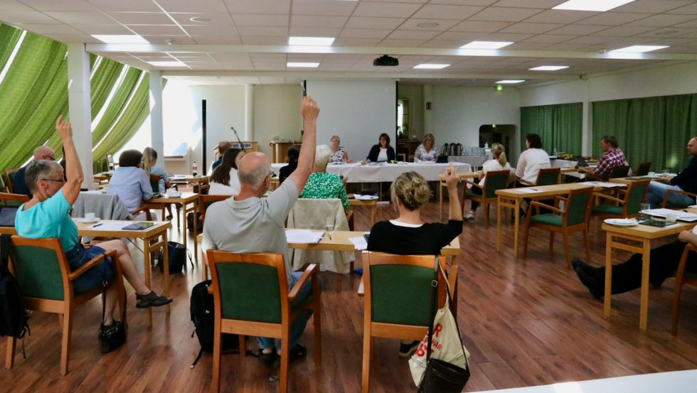 VILLE HA ENDRING: Berre Raudt og SV stemde for tilrådinga til rådmannen om å leggje nærings- og tiltaksarbeidet inn under kommuneadministrasjonen.