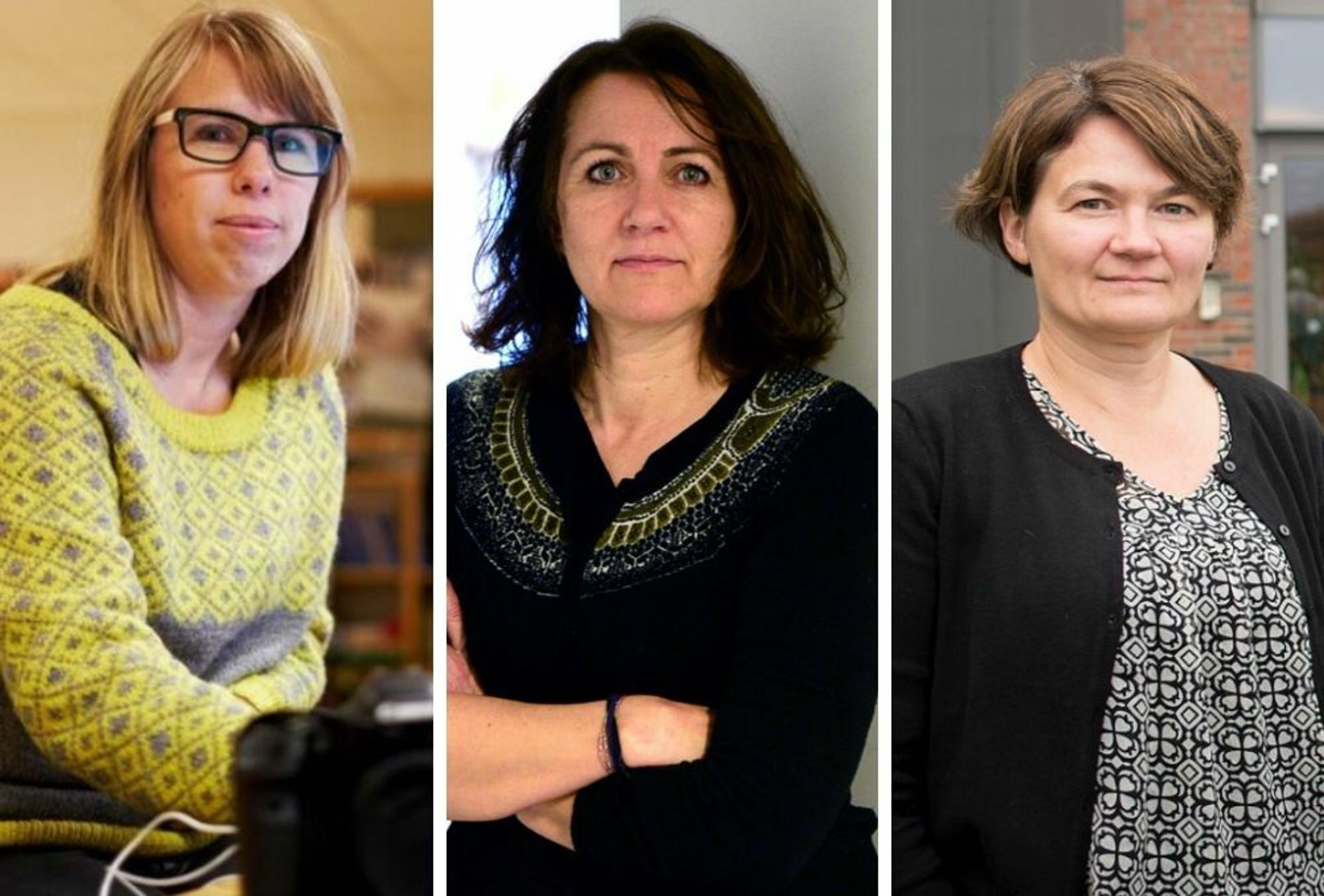 Anniken Renslo Sandvik, Reidun Kjelling Nybø og Birgit Røe Mathisen.