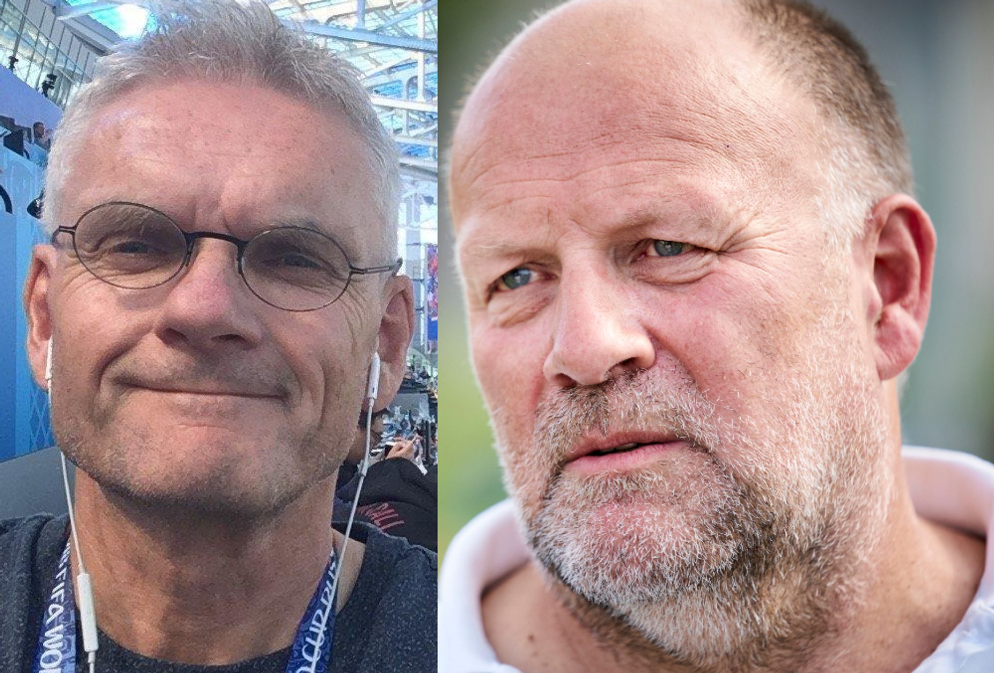Sportsleder Reidar Sollie og RBK-styreleder Ivar Koteng.