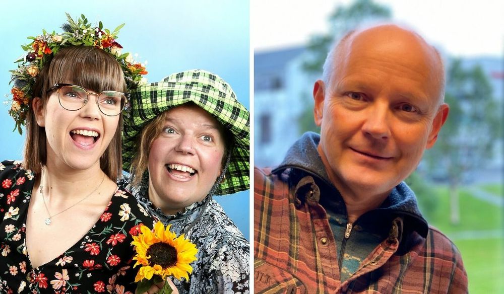 Bernt Nilsen (til høyre) er ikke imponert over NRK og søndagens episode av Reiseradioen, der Else og Cecilie Ramona Kåss Furuseth var programledere.