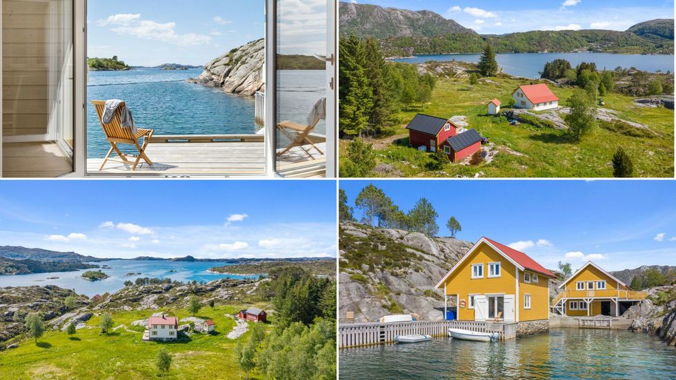 SKJÆRGÅRD: Eigedommen har eit tomteareal på 516000 m².