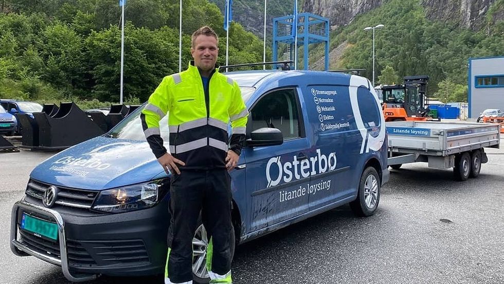 PRODUKSJONSLEIAR: Mathijs van der Veldt er ny produksjonsleiar på verkstaden på Østerbø.