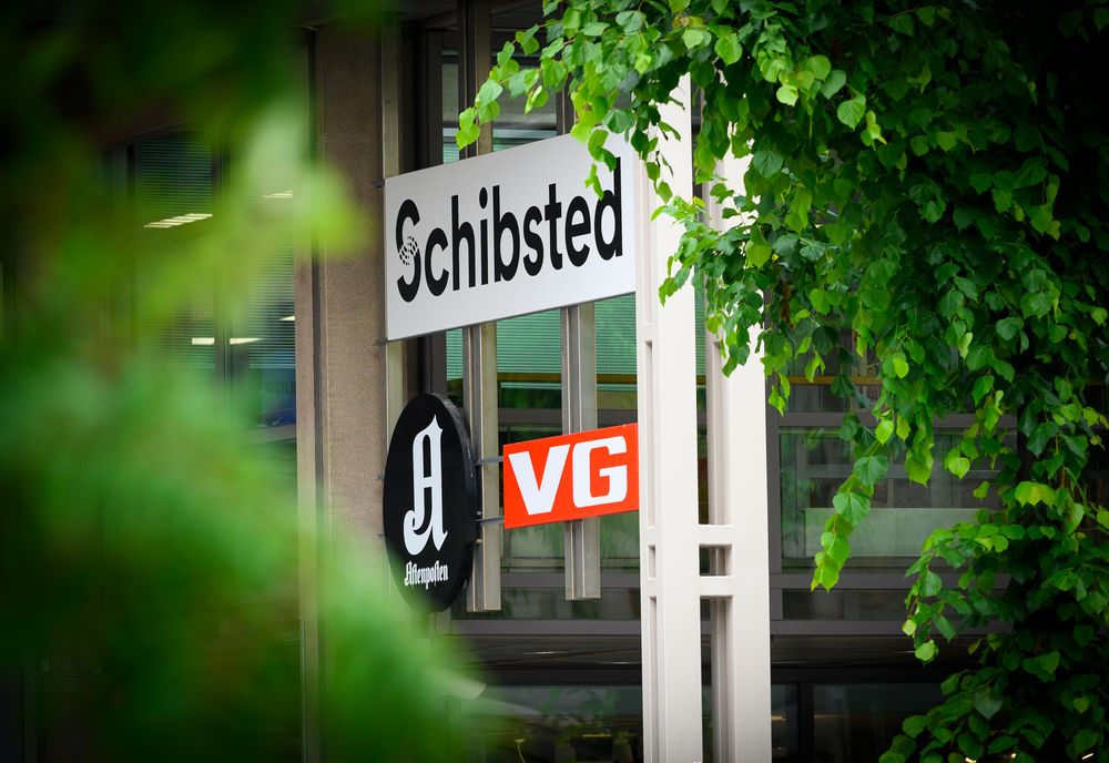 Schibsted, Aftenposten og VG sine lokaler i Akersgata 55 i Oslo sentrum.