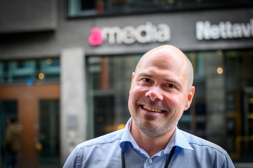 Påtroppende konsernsjef Anders Opdahl i Amedia.