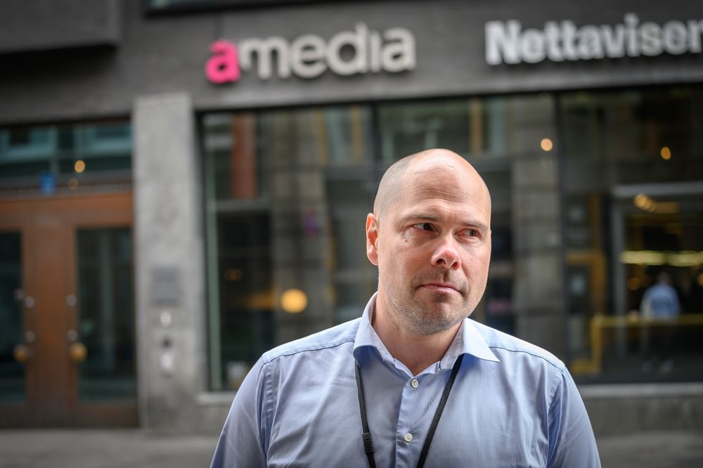 Konsernsjef Anders Opdahl i Amedia.