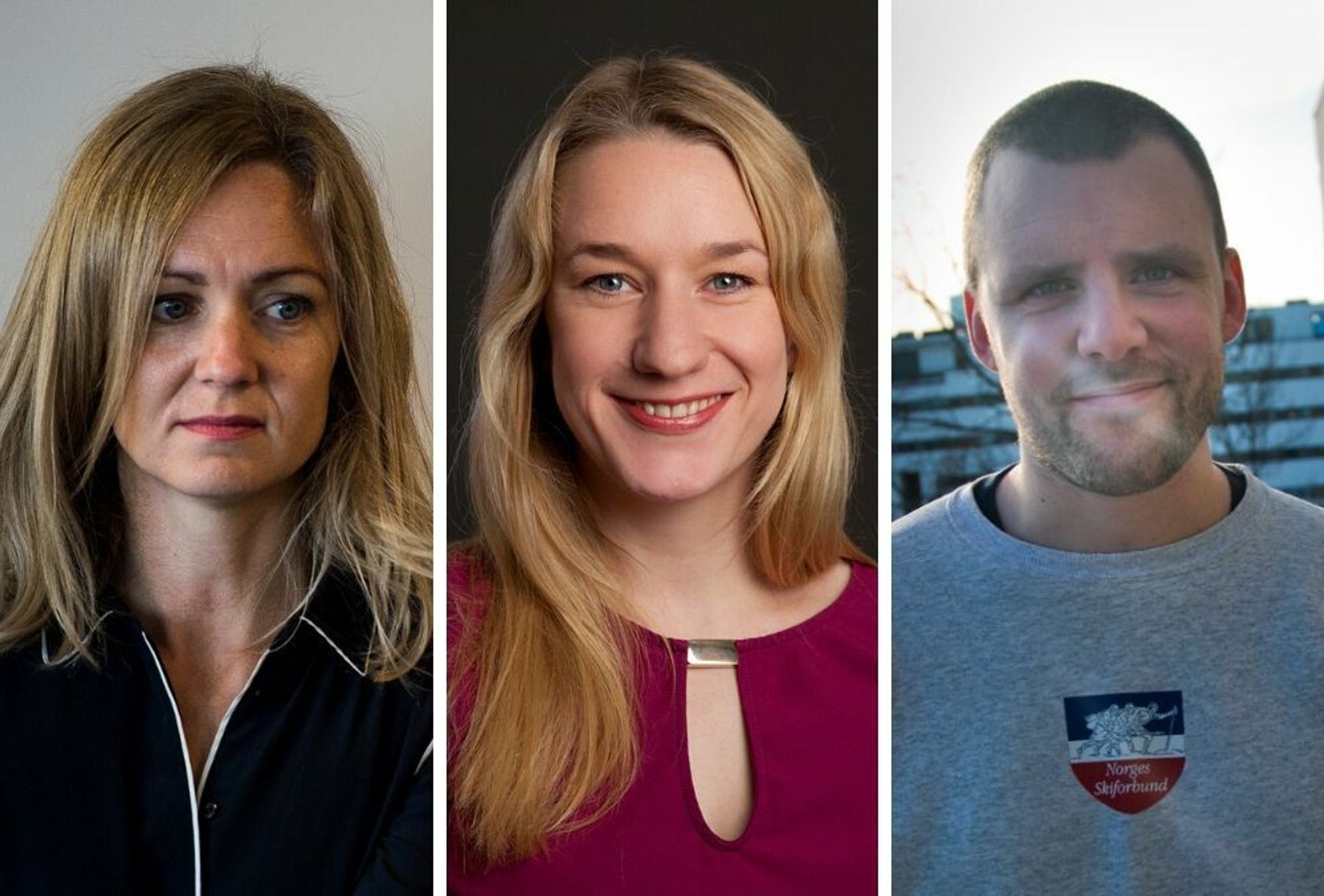 Inger Merete Hobbelstad og Erle Marie Sørheim er kritisk til NRK P3 dokumentar. (t.h) Redaksjonssjef Daniel Ramberg.