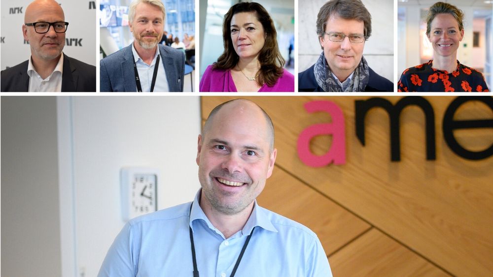 Anders Opdahl blir Amedias nye konsernsjef. Han ønskes lykke til i jobben av fem toppsjefer i store norske mediekonsern.
