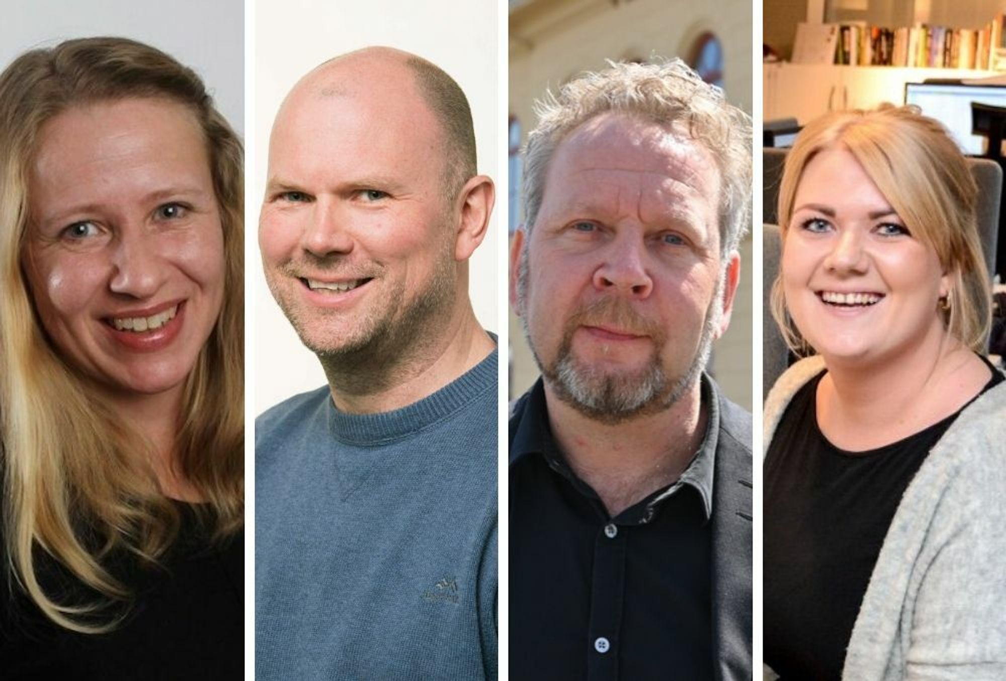 Disse fire redaktørene er alle enige om at forslaget om verdikort på journalistikk er positivt.