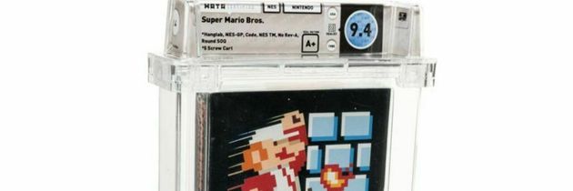 Denne originale Super Mario Bros.-kassetten ble nettopp solgt for over én million kroner