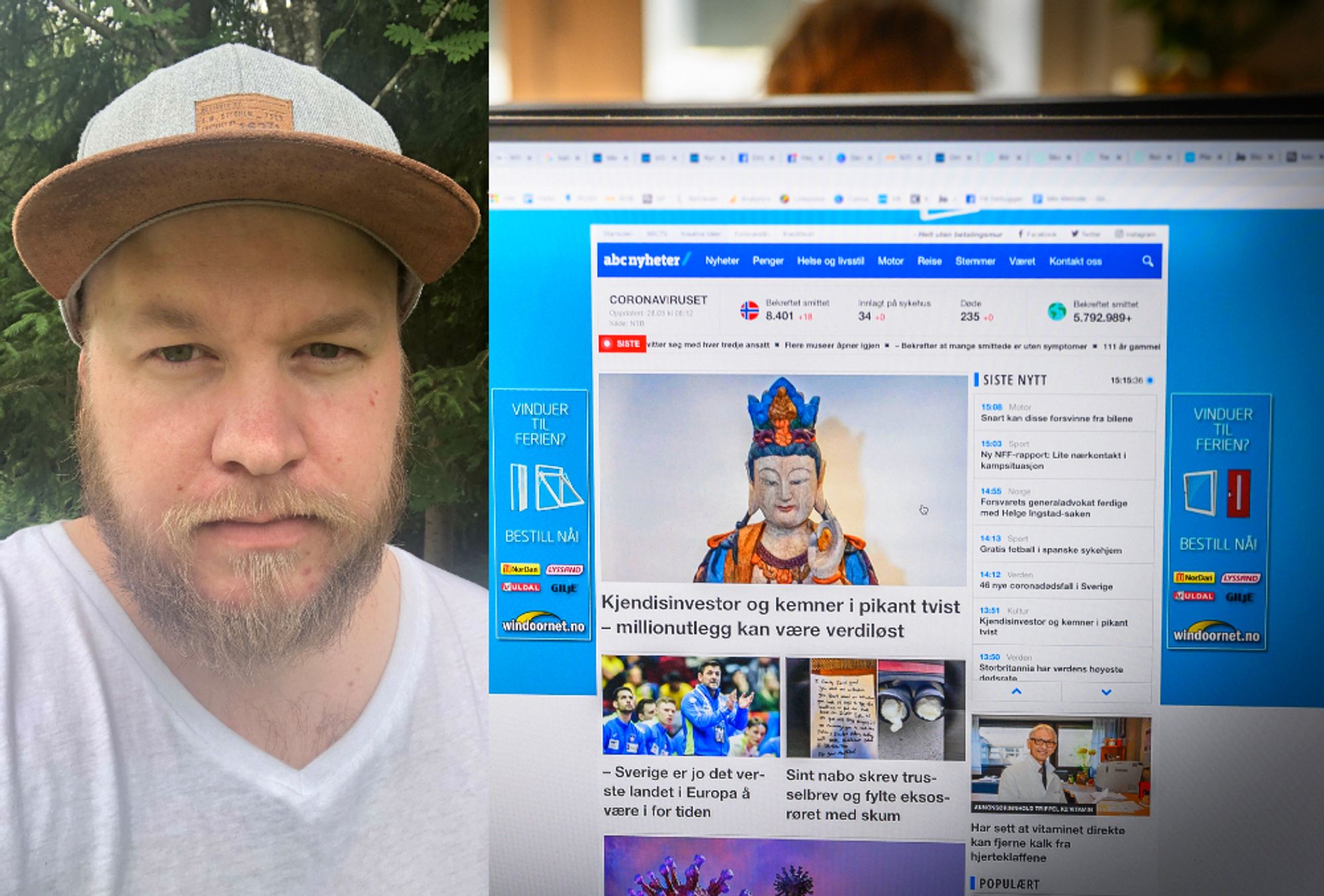 Klubbleder Steffen Zachariassen i ABC Nyheter.