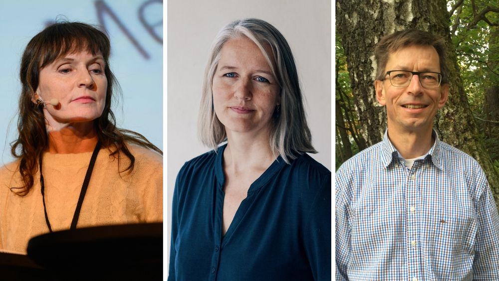 Anki Gerhardsen, Prosa-redaktør Merete Røsvik og bokkritiker Per Hem.