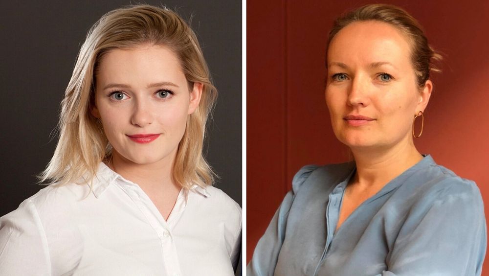 Lokalpolitiker Julia Sandstø og Altså-redaktør Ida Eliassen-Coker.