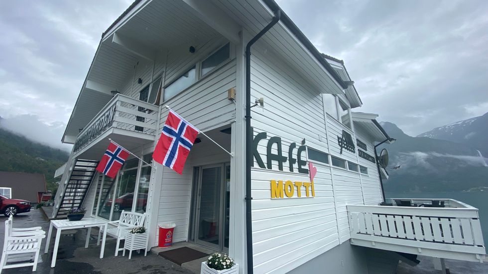 NYTT PÅ HØYHEIMSVIK: Kafé Motti på Høyheimsvik.