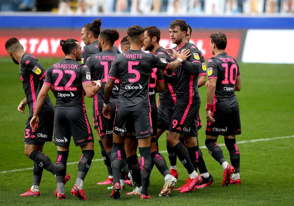 Leeds United-spillerne kunne juble etter at de forrige uke sikret opprykket til Premier League.