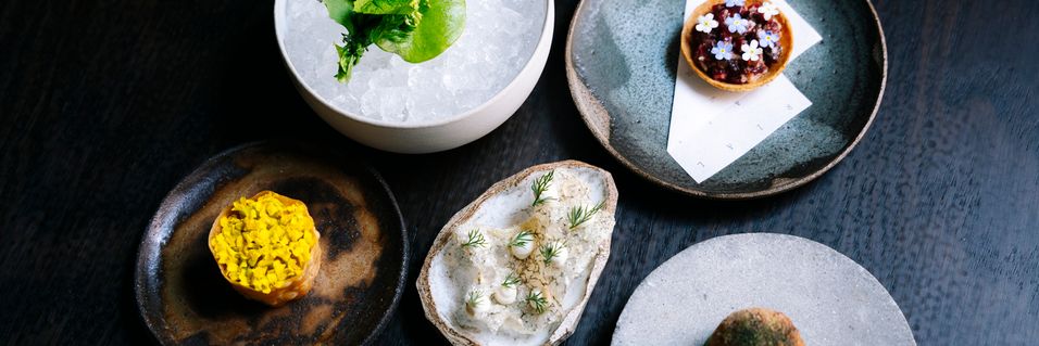 Dette er bare starten på den imponerende menyen du får på The Tea Room i Oslo